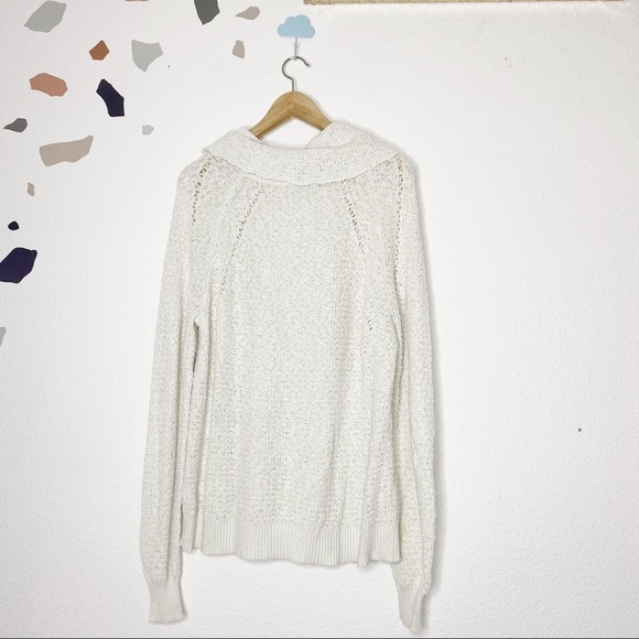 Free People Soft Cowl Neck Oversized Sweater - Picture 9 of 9